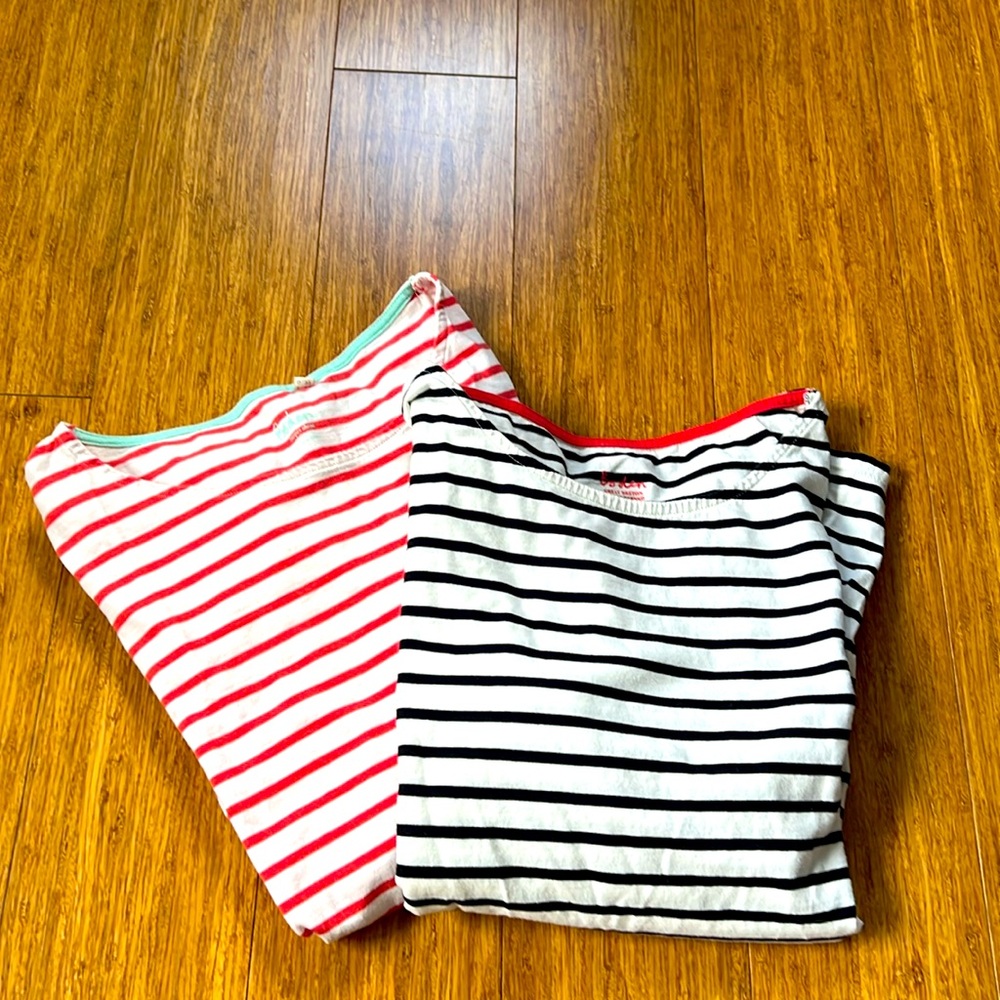 Set of 2 Boden Long Sleeve Cotton Tops Tees